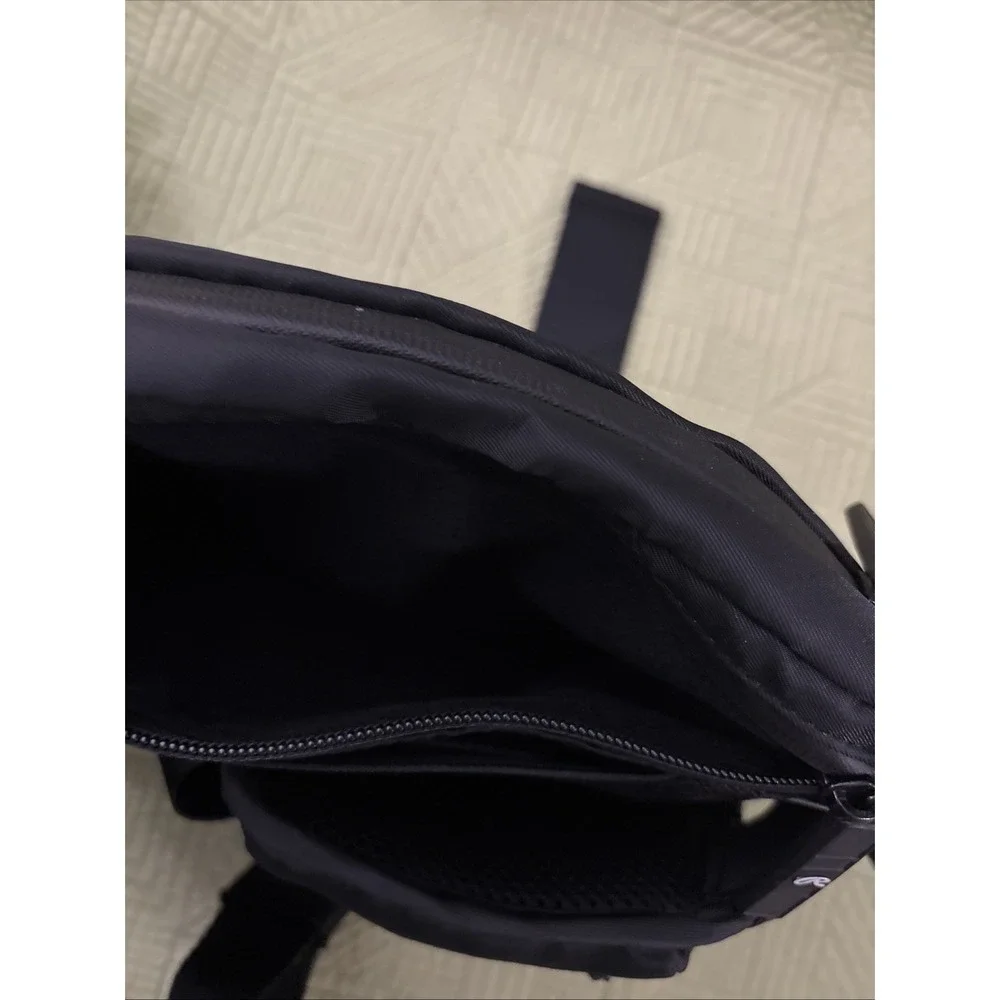 Rawlings Players Sling Bag Black Base/ Softball Crossbody Waist Pack 3 Sections